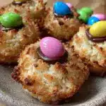 crispy bird nest coconut macaroons - featured image