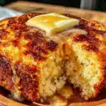 crispy cast iron cornbread - featured image