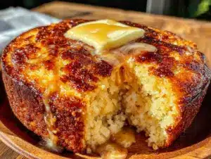 crispy cast iron cornbread - featured image