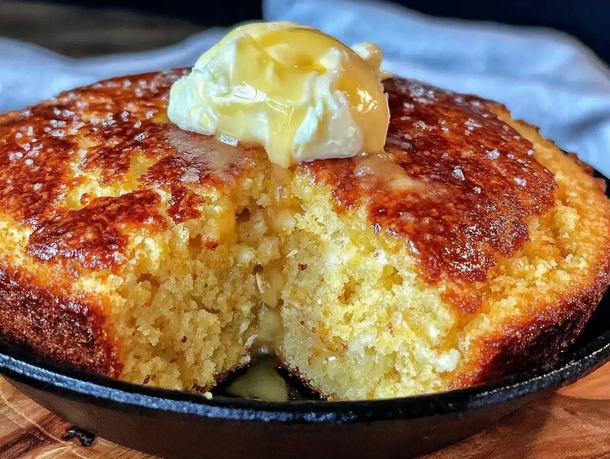 crispy cast iron cornbread preparation steps