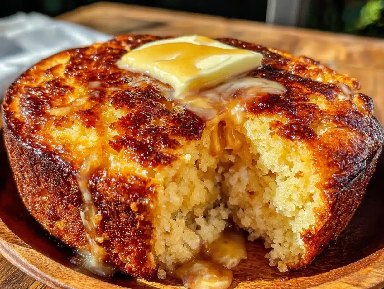 crispy cast iron cornbread - featured image