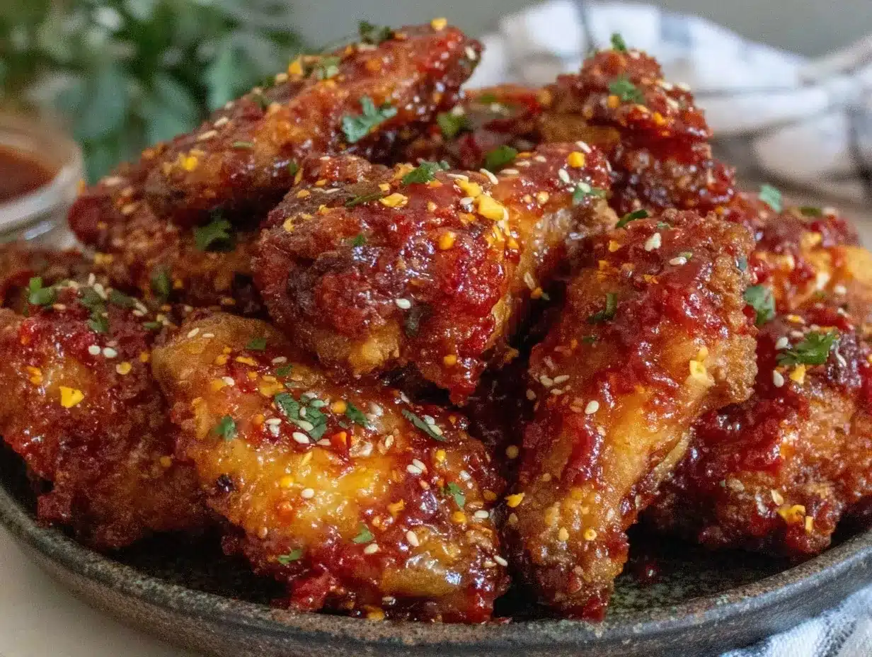 crispy korean fried chicken wings preparation steps