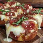 crispy mini pizza bagels - featured image