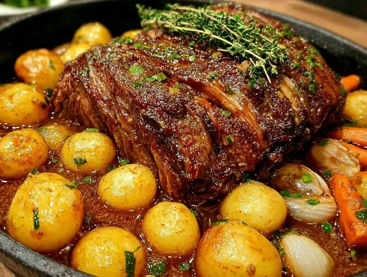 dutch oven pot roast preparation steps