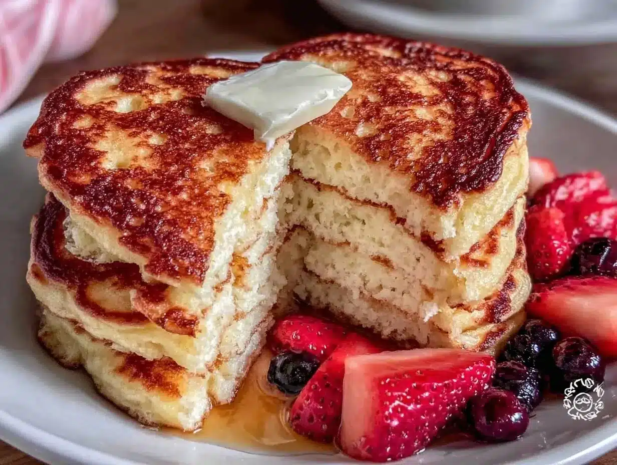 easy fluffy heart shaped pancakes preparation steps