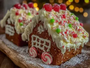 easy homemade gingerbread house - featured image