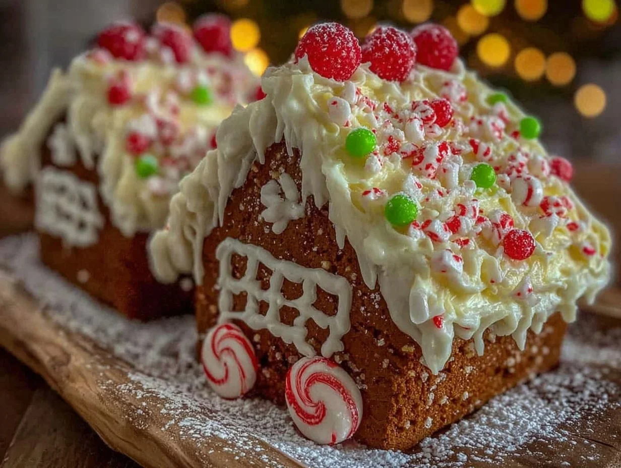 easy homemade gingerbread house - featured image