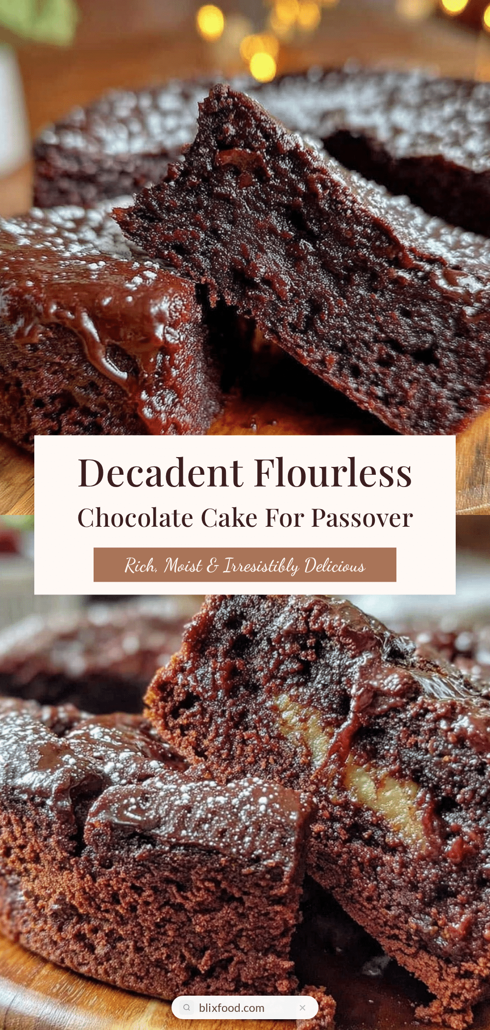 flourless chocolate cake for passover recipe