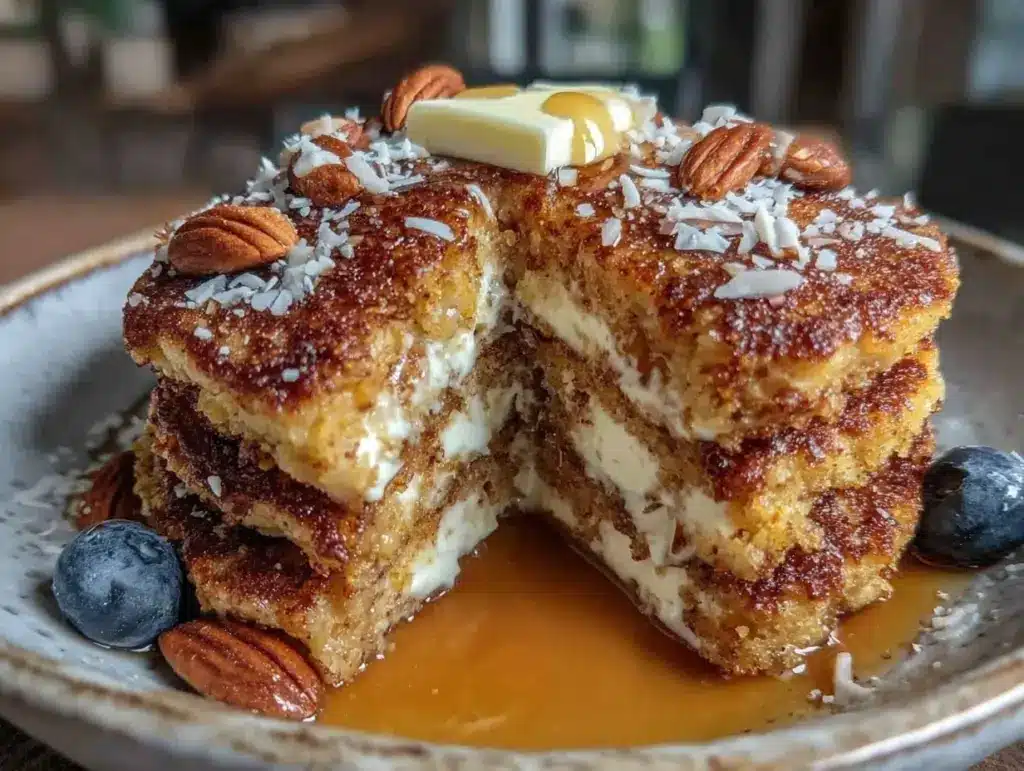 fluffy almond flour pancakes - featured image