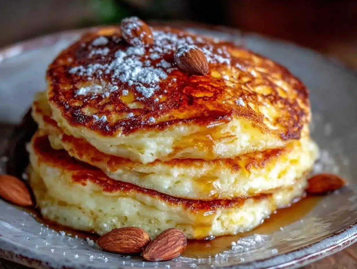 fluffy almond flour pancakes preparation steps
