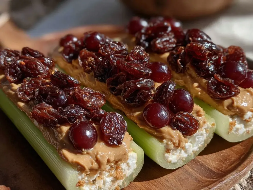 fresh ants on a log snack - featured image