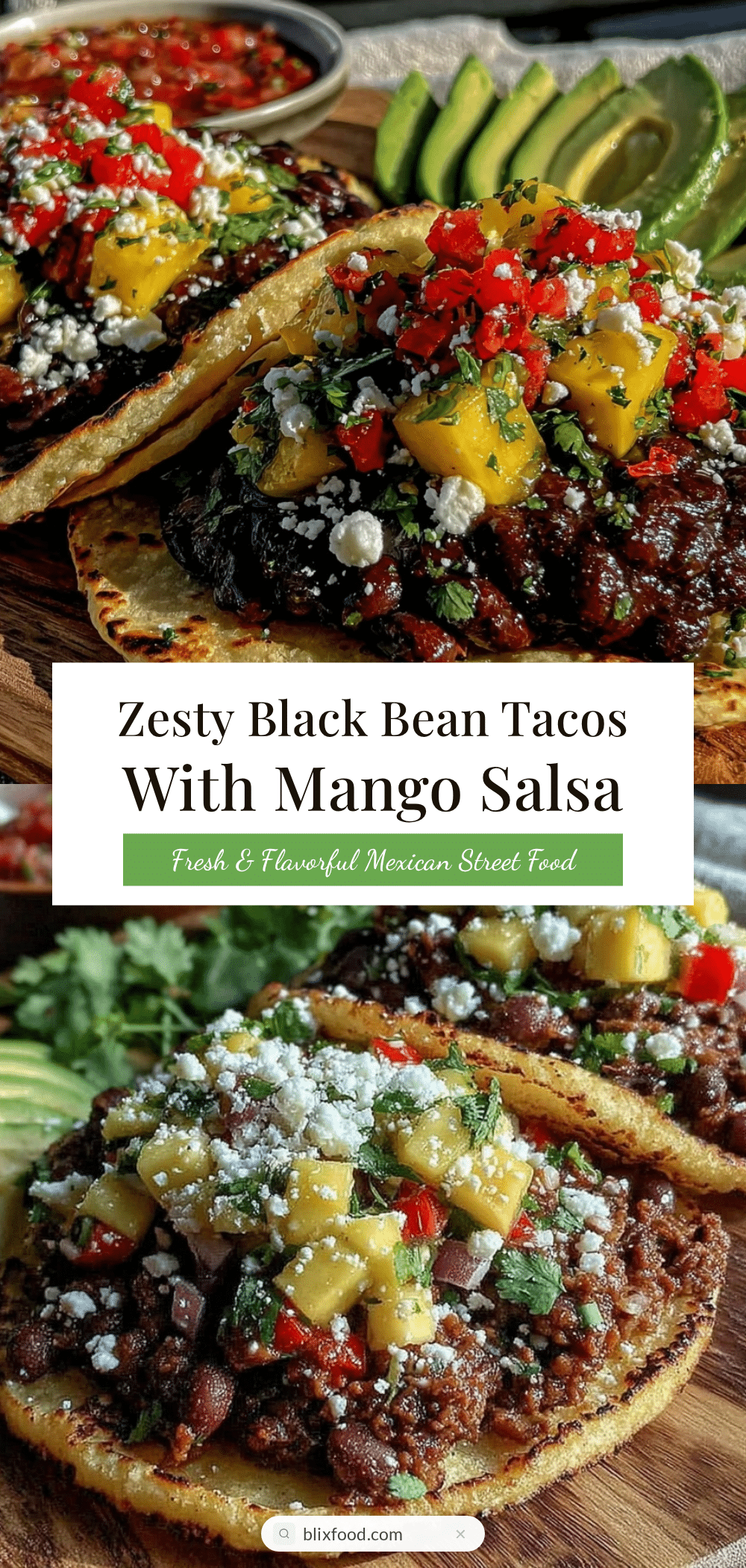 fresh black bean tacos recipe