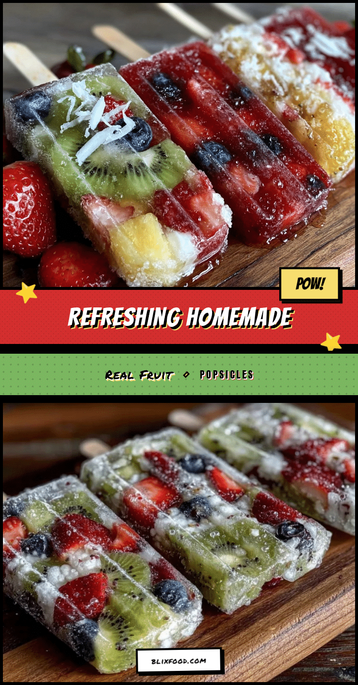 fresh homemade popsicles recipe