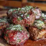 garlic butter steak bites - featured image