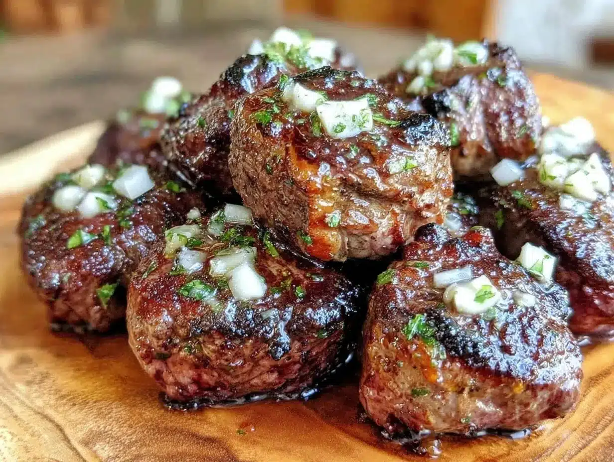 garlic butter steak bites preparation steps