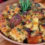 gluten free herb-infused stuffing - featured image