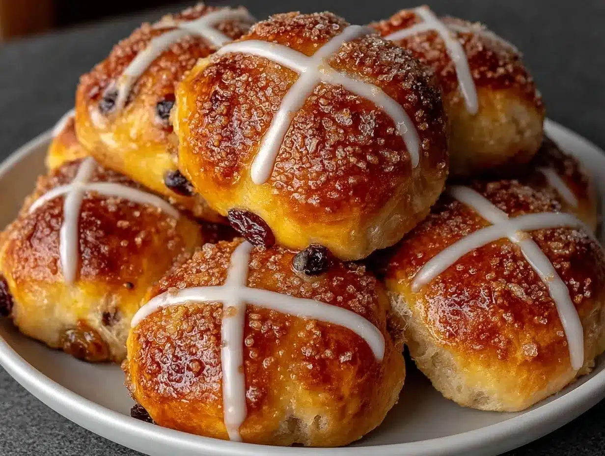 gluten free hot cross buns preparation steps