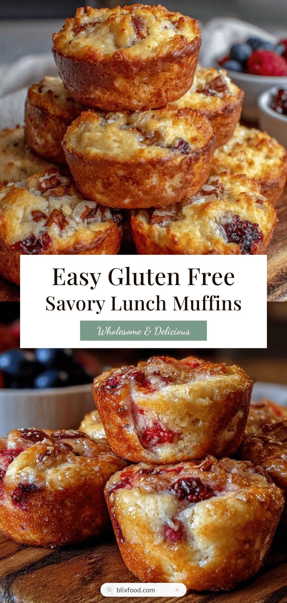 gluten free lunch box muffins recipe