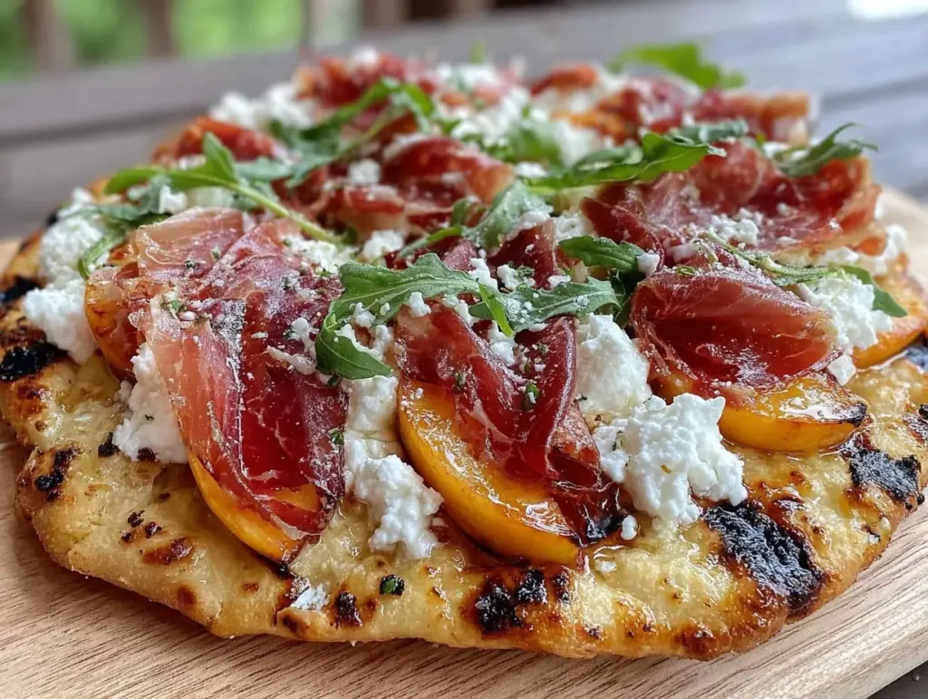 grilled flatbread pizza - featured image