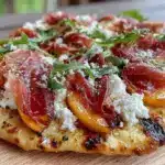 grilled flatbread pizza - featured image