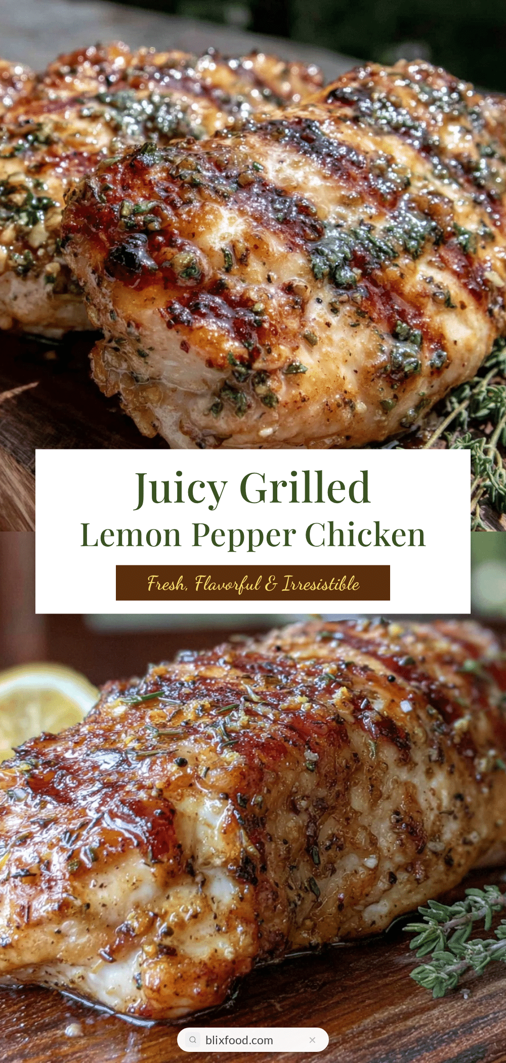 grilled lemon pepper chicken breast recipe