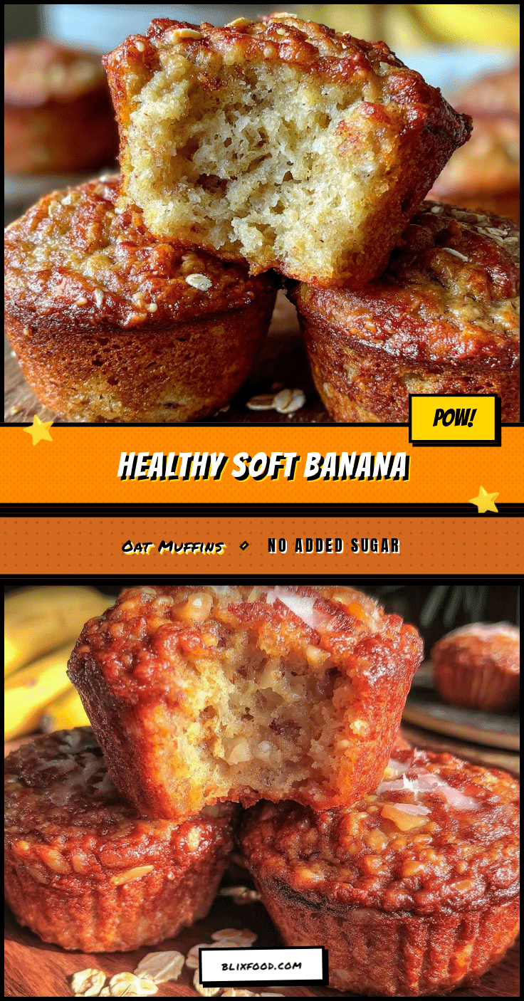 healthy banana oat muffins recipe
