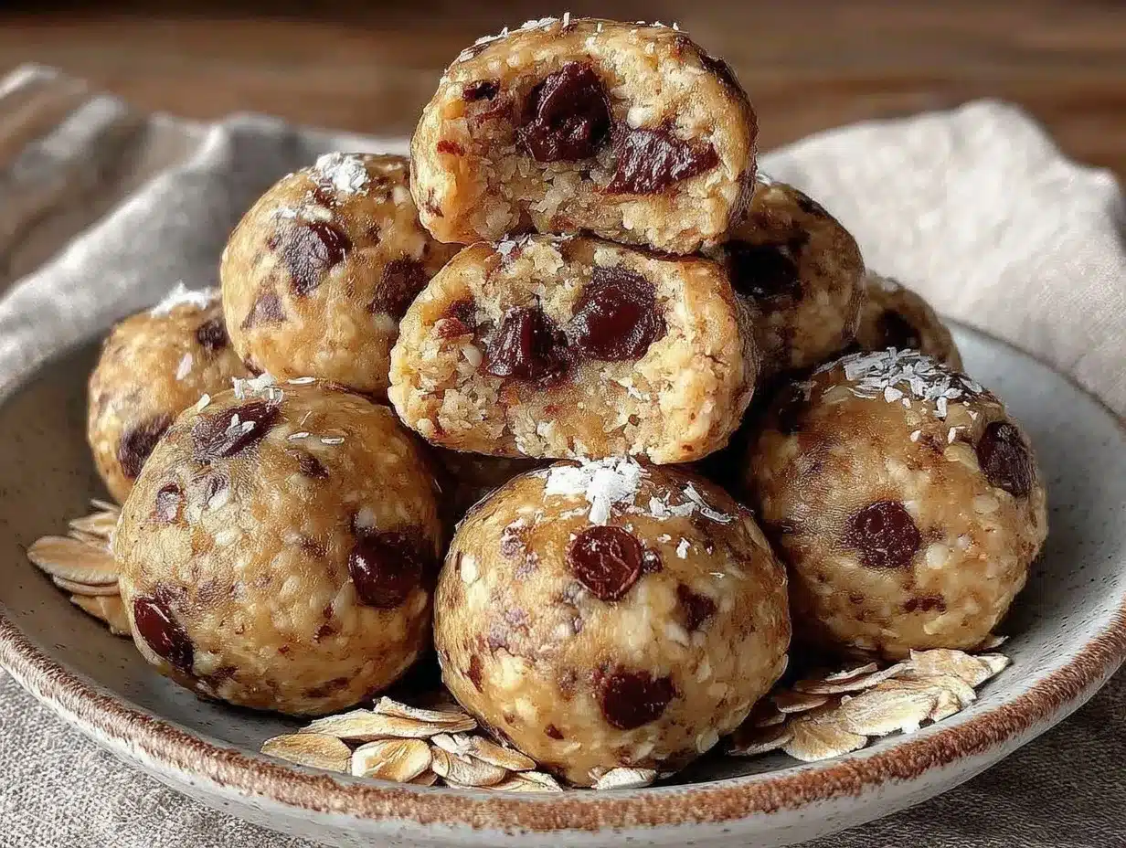 healthy cottage cheese cookie dough bites preparation steps