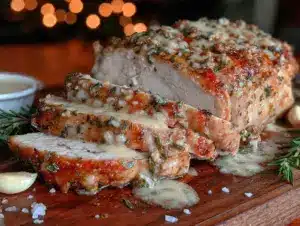 herb butter roasted turkey breast - featured image