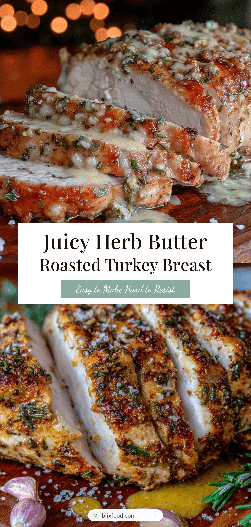 herb butter roasted turkey breast recipe