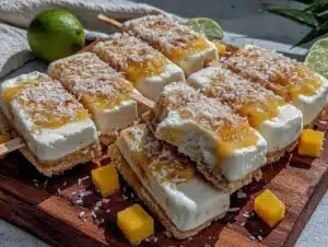 homemade frozen fruit bars - featured image