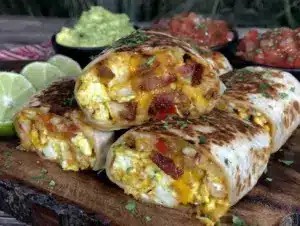 make ahead camping breakfast burritos - featured image