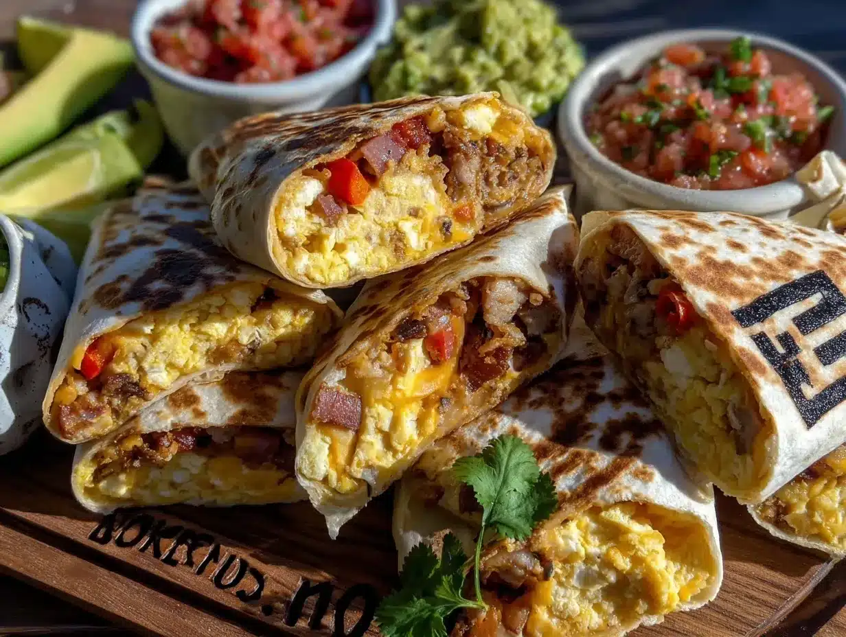 make ahead camping breakfast burritos preparation steps