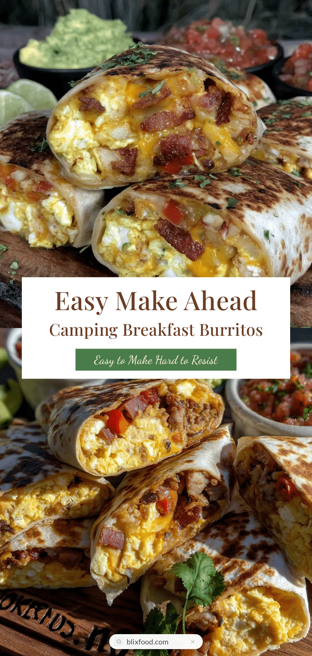 make ahead camping breakfast burritos recipe