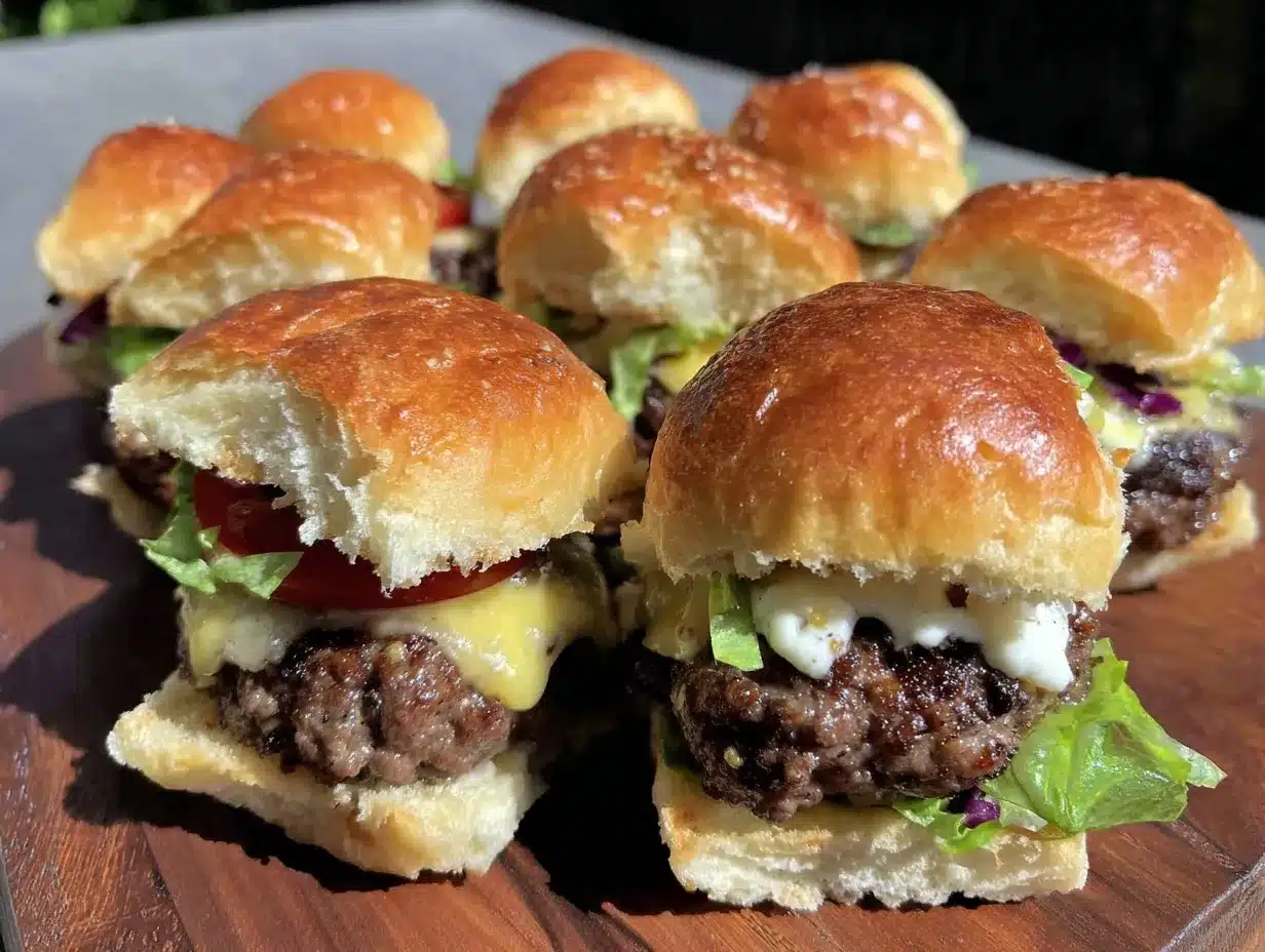 mini cheeseburger sliders preparation steps