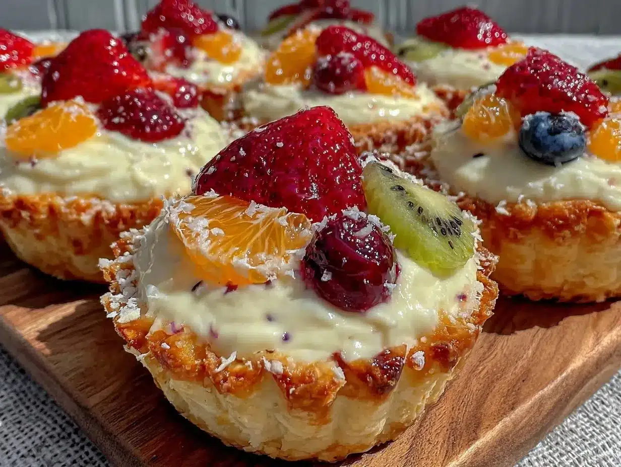 mini fruit tart cups preparation steps