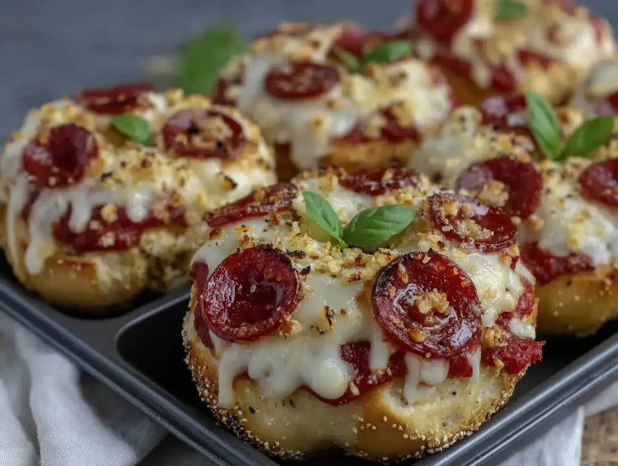 mini pizza bagel bites preparation steps