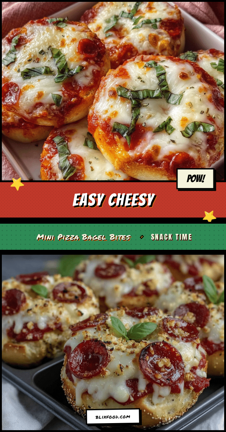 mini pizza bagel bites recipe