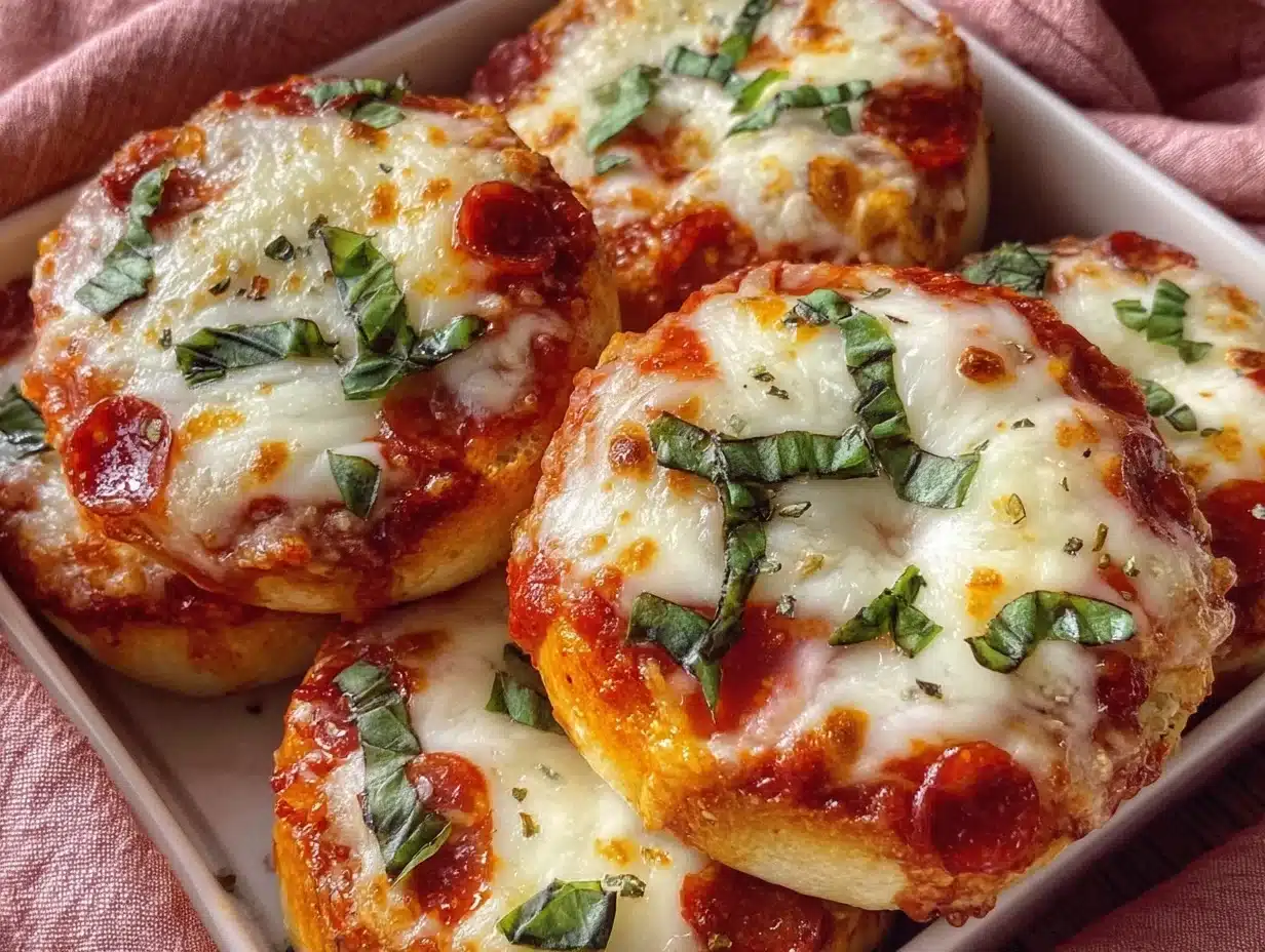 mini pizza bagel bites - featured image