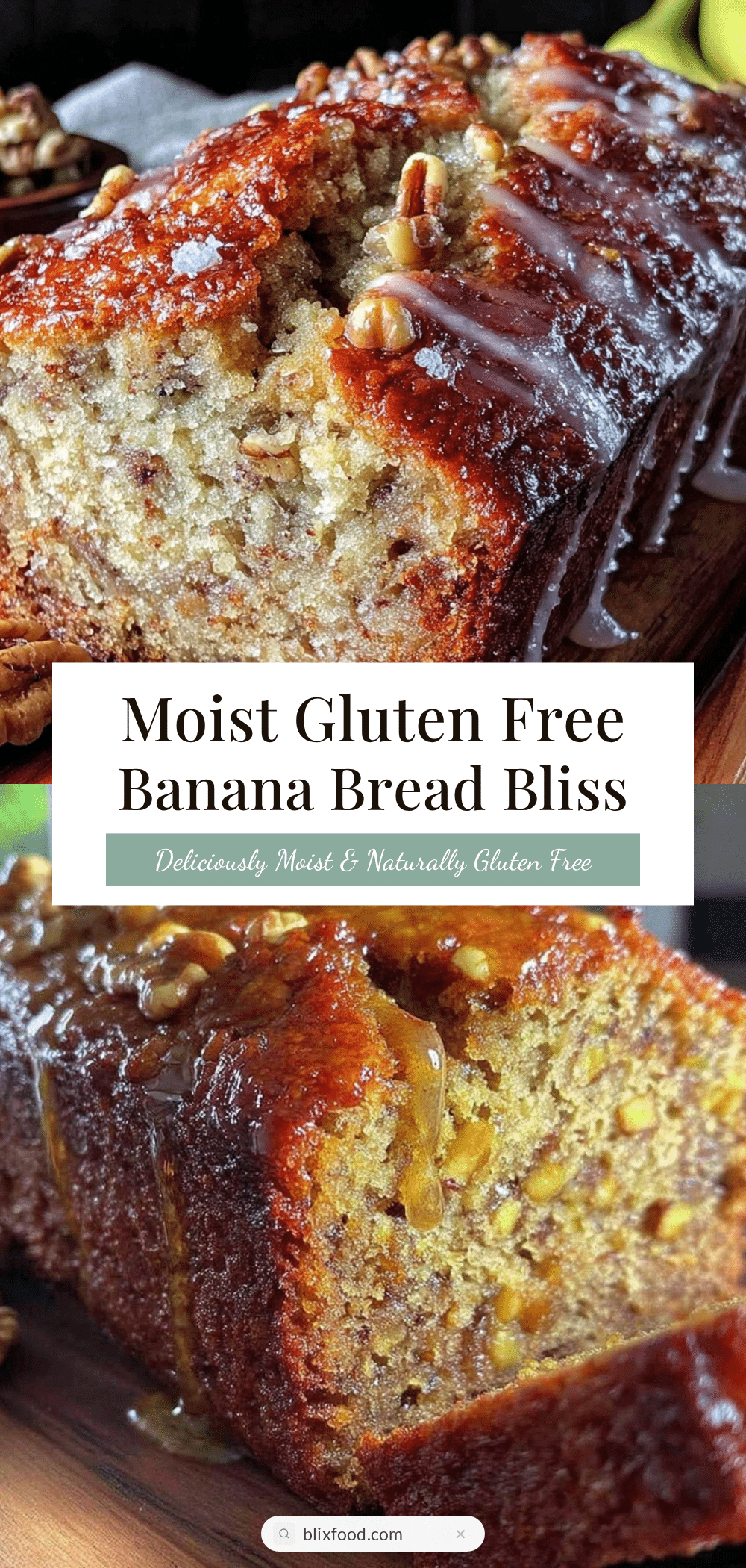 moist gluten free banana bread recipe