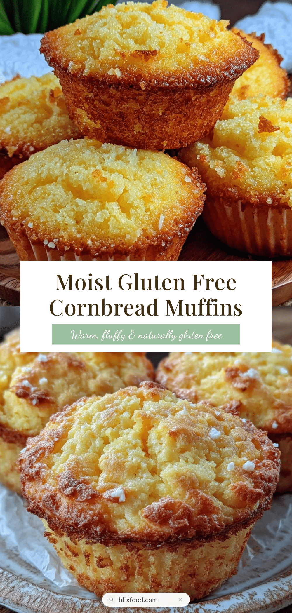 moist gluten free cornbread muffins recipe