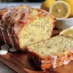 moist lemon poppy seed loaf - featured image