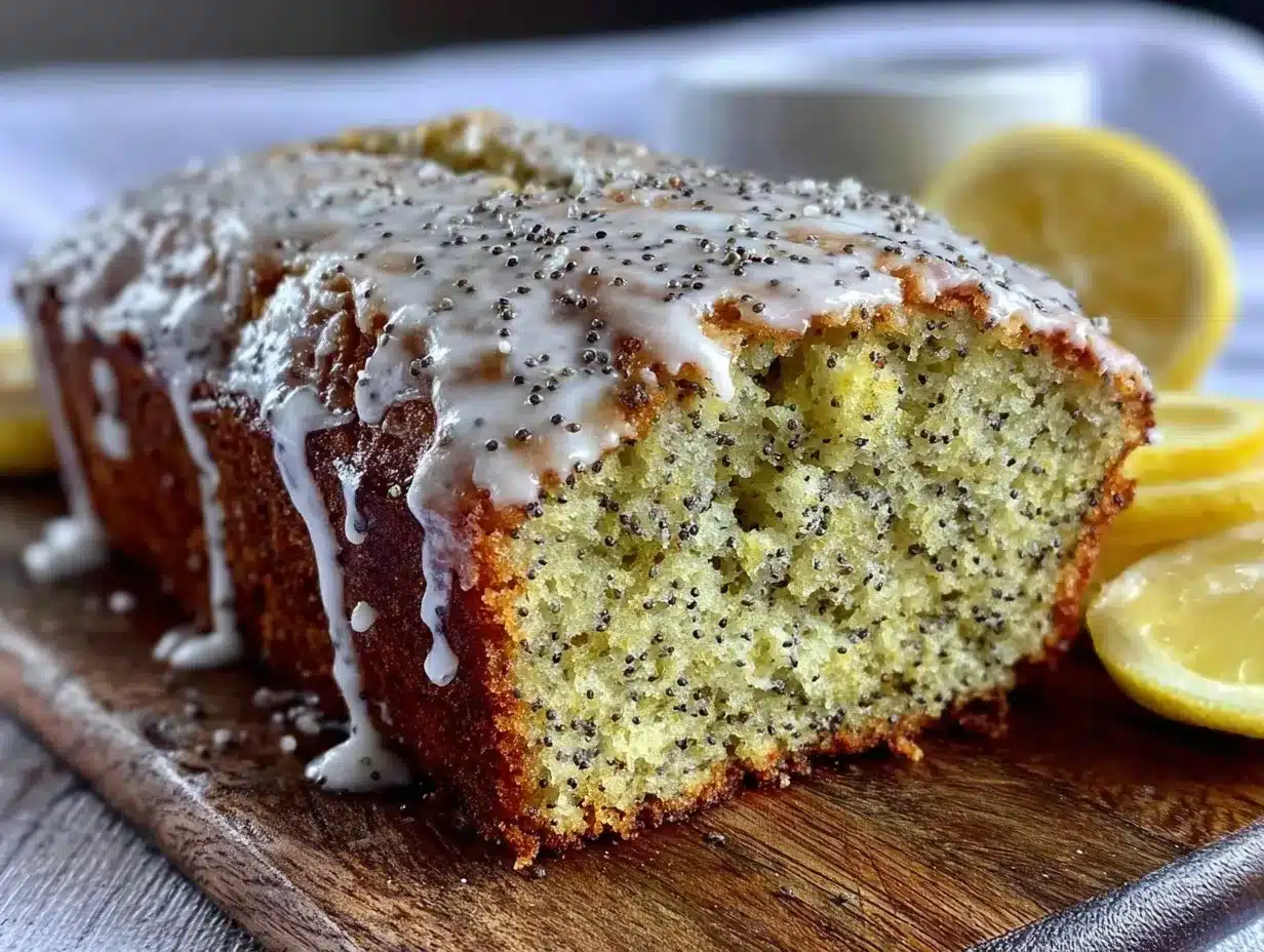 moist lemon poppy seed loaf preparation steps