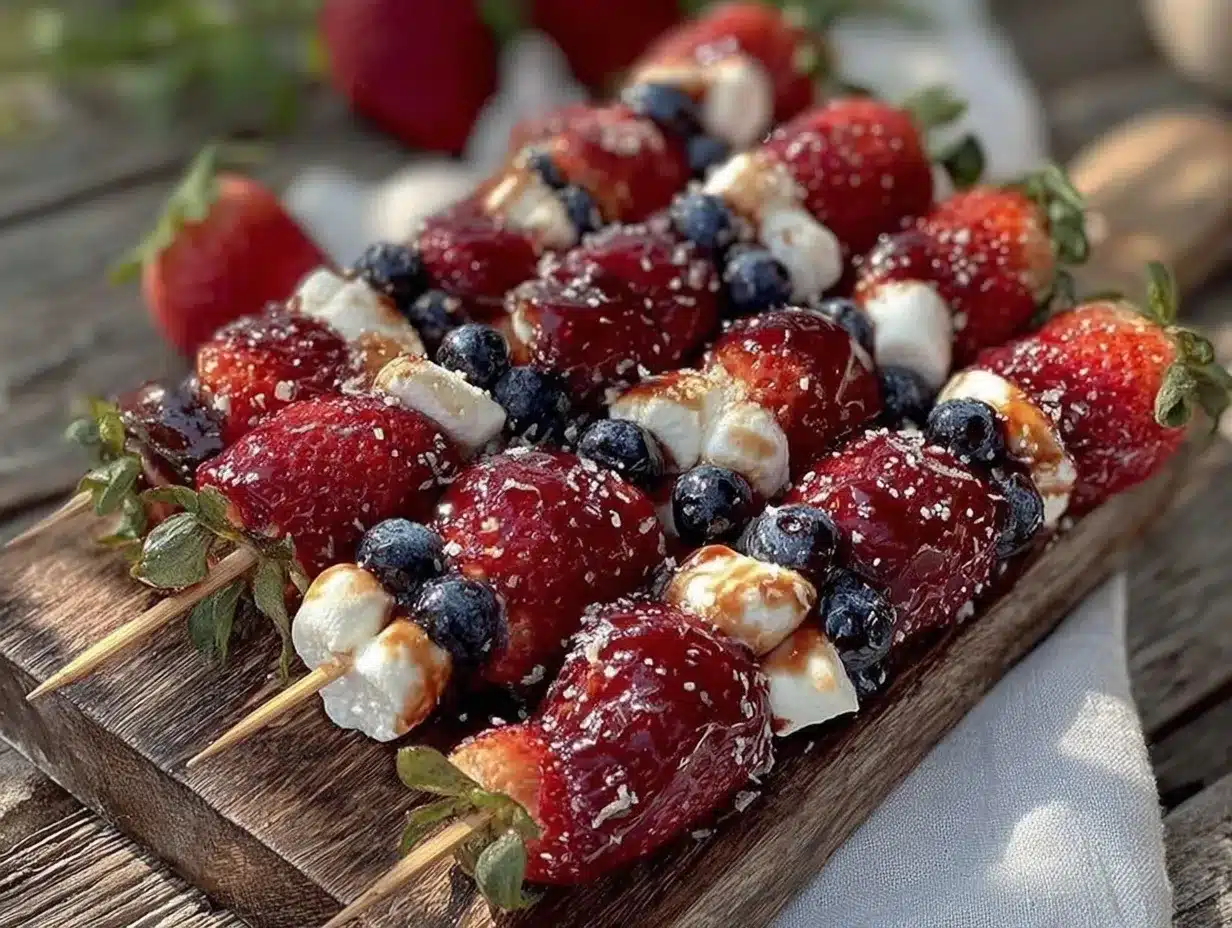 patriotic fruit wands preparation steps
