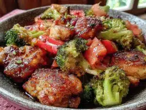 quick paleo chicken stir fry - featured image