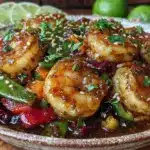 quick shrimp stir fry recipe - featured image