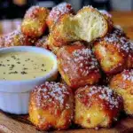 soft pretzel bites recipe - featured image