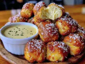 soft pretzel bites recipe - featured image