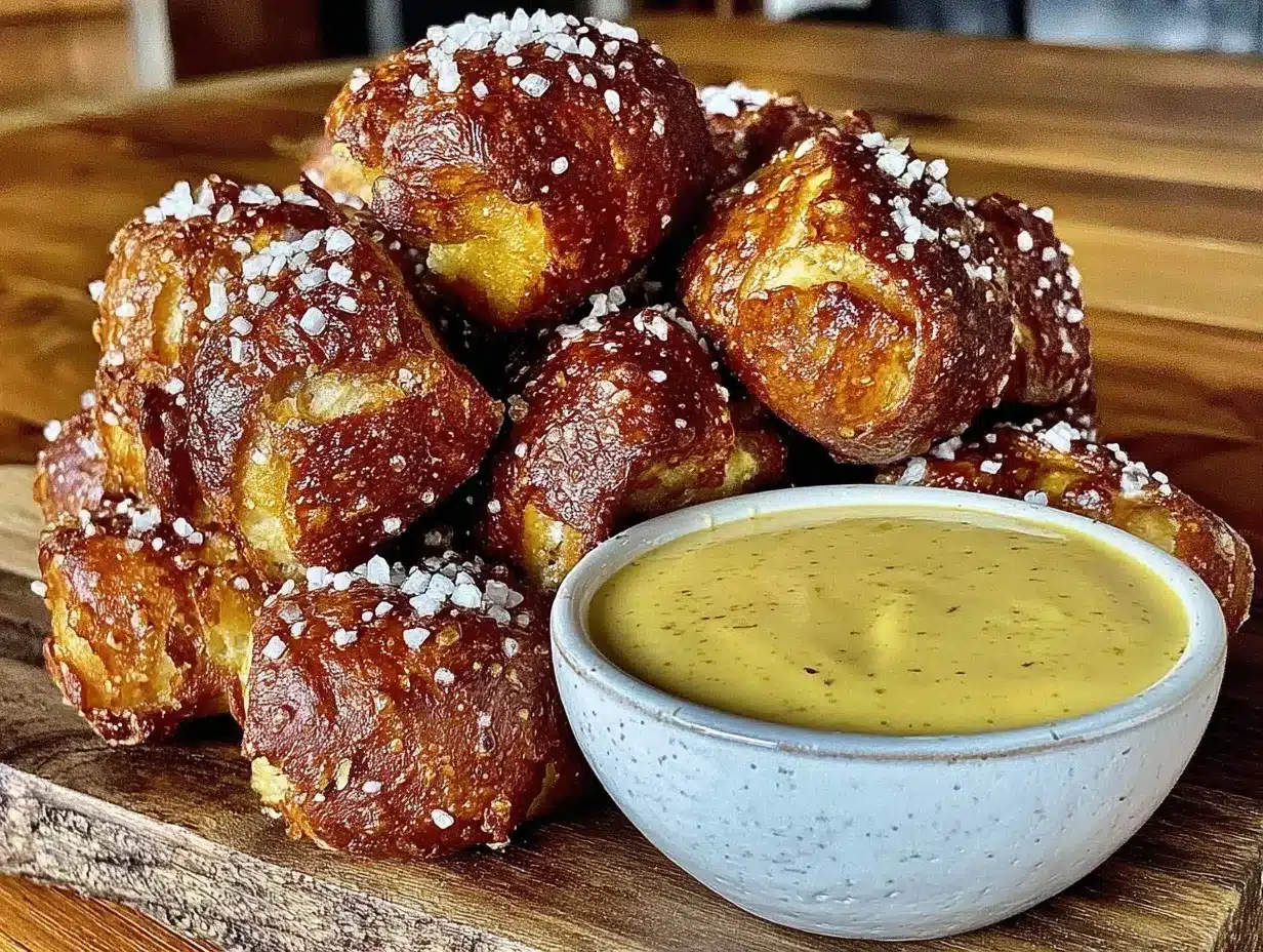 soft pretzel bites recipe preparation steps