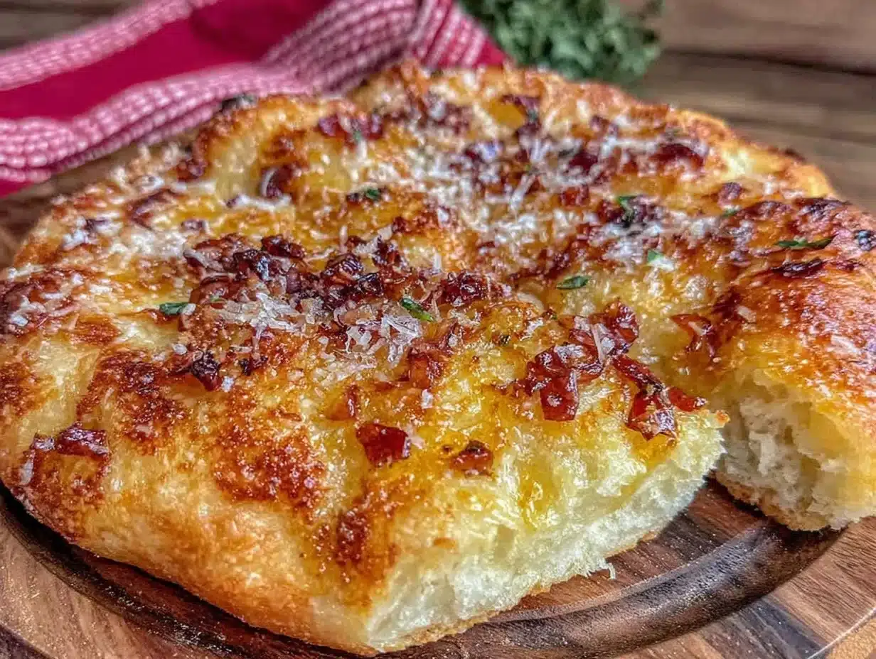 sourdough discard pizza crust - featured image