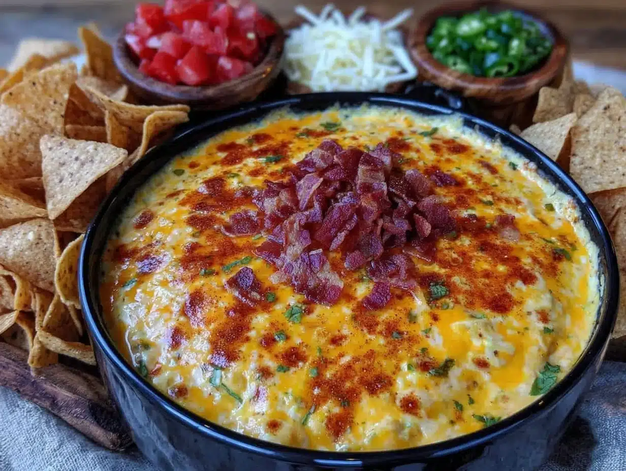 ultimate nacho bar with creamy slow cooker queso - featured image